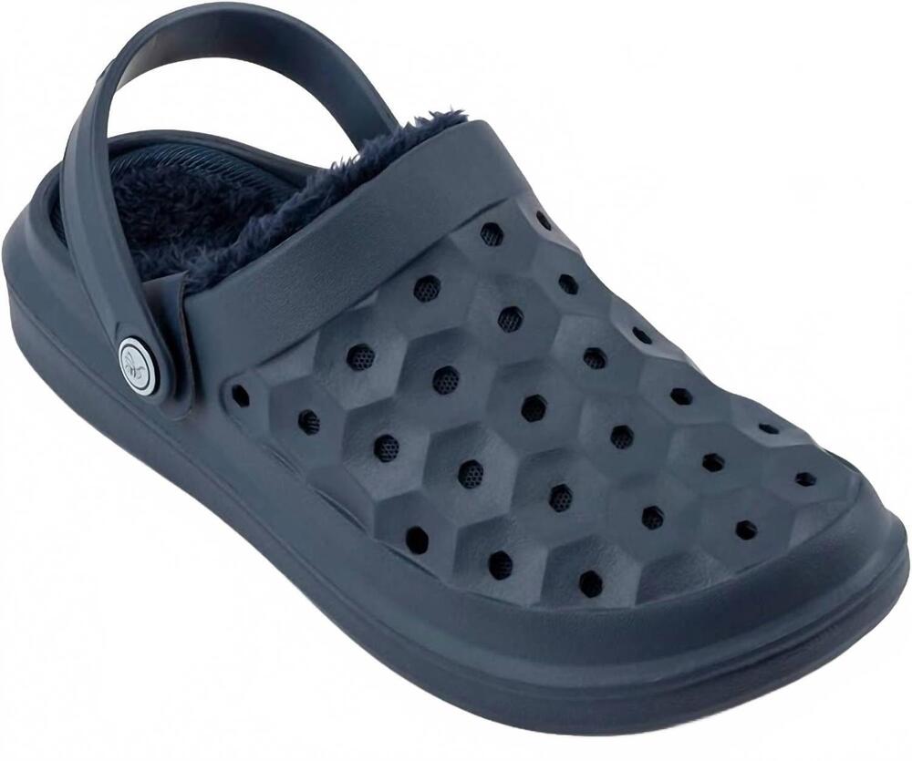 NEW JOYBEES unisex varsity lined clog in true navy